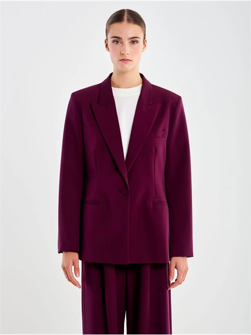 Blazer Basic Monopetto Sfiancato VICOLO | TF0369/BORDAUX